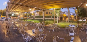 Terraza microclimatizada